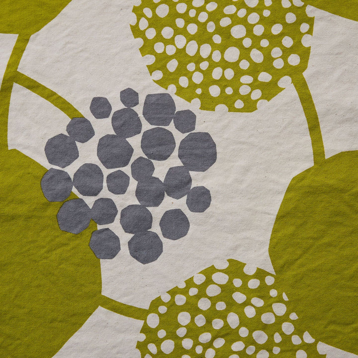 echino - Crop Cotton Heavyweight Canvas in White/Yellow