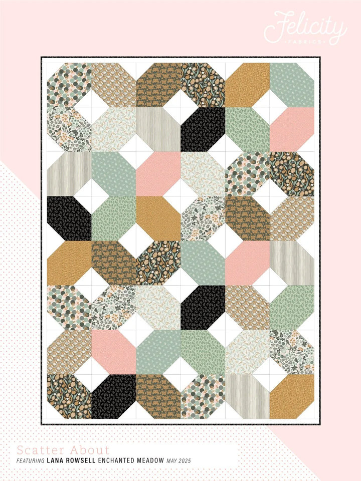 Felicity Fabrics - Alder and Birch - Enchanted Meadow - Spreading Seeds