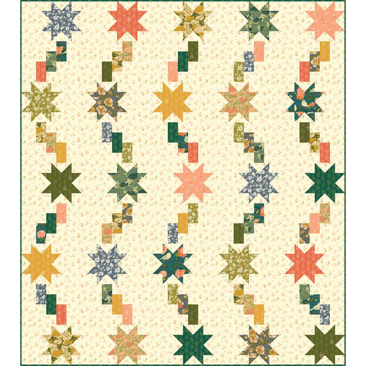 Windham Fabrics - Jennifer Moore/Monaluna - Lush Life - Birds of a Feather in Periwinkle