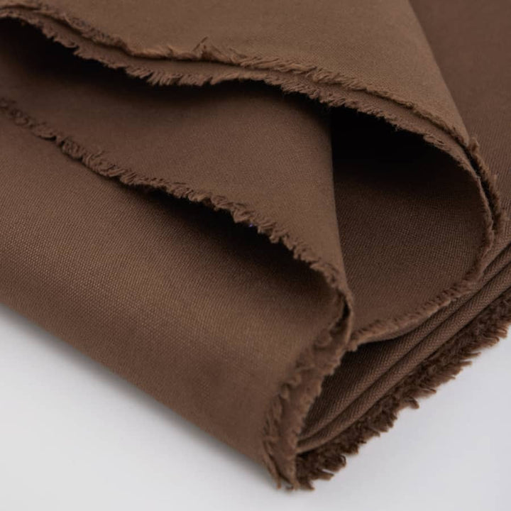 Mind the Maker Fargo Cotton Canvas in Dark Brown