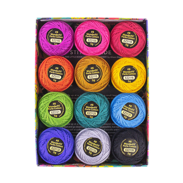 Wonderfil - Alison Glass - Eleganza Color Set - 8wt - Fauna