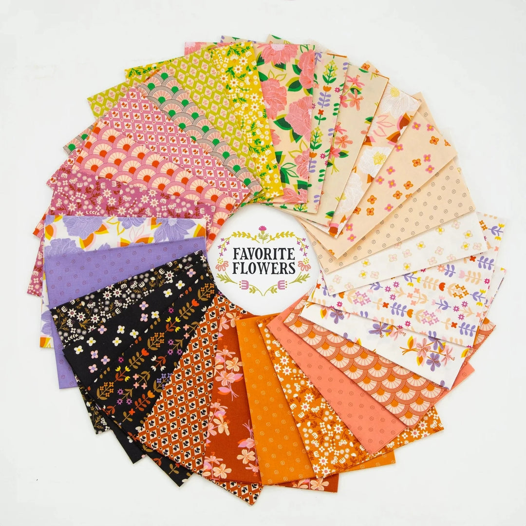 Ruby Star Society - Favorite Flowers - Blooming Wideback in Balmy (Extrabreiter Rückseitenstoff)