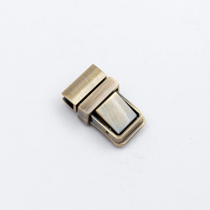 Steckschloss "Fehmarn" in Antique Brass (23mm breit)