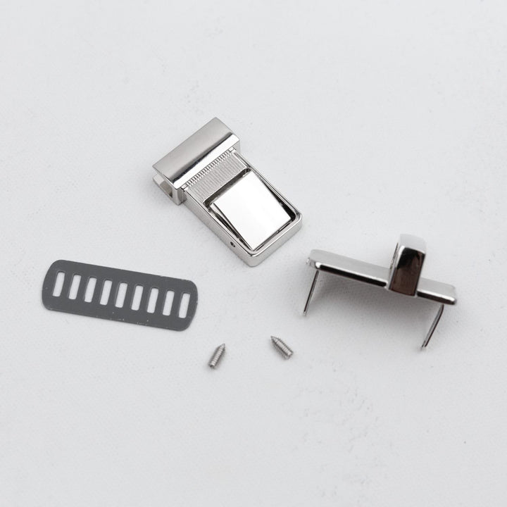 Steckschloss "Fehmarn" in Nickel (23mm breit)