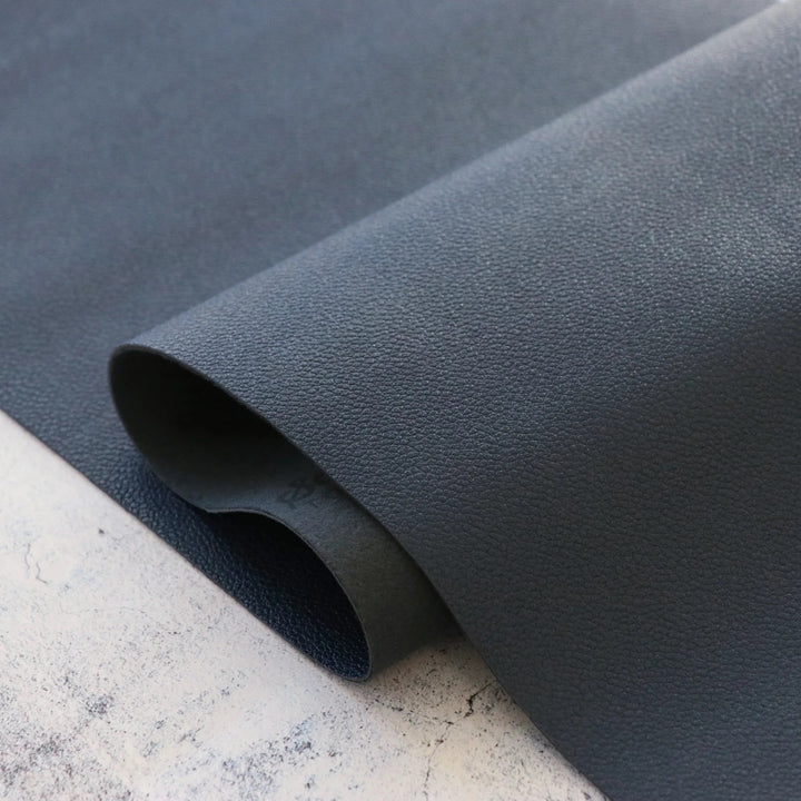Kunstleder Pebble in Navy / Dunkelblau