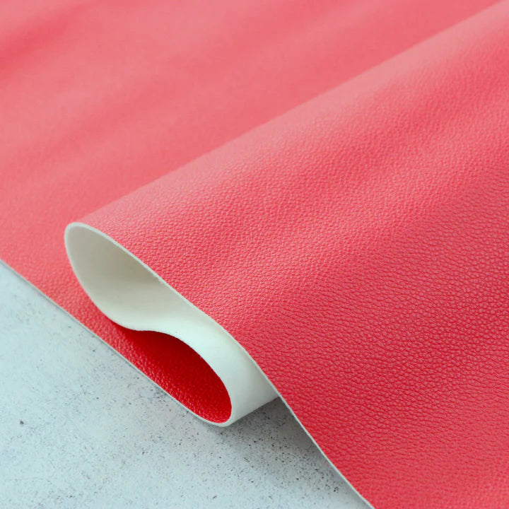 Kunstleder Pebble in Fuchsia