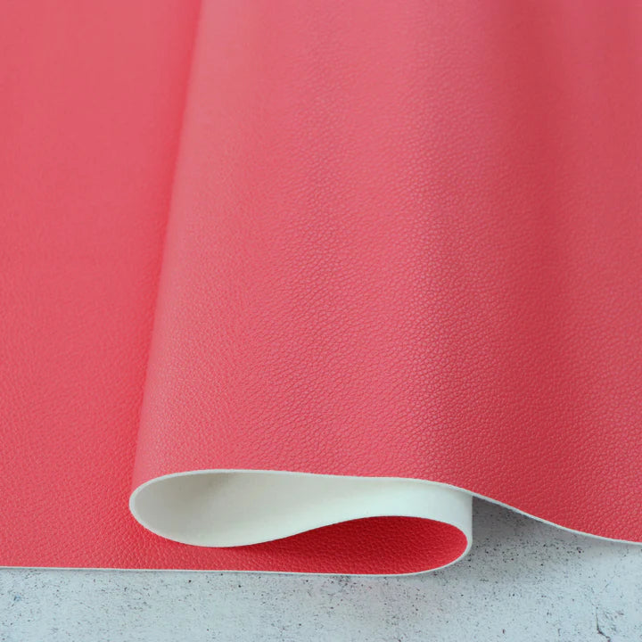 Kunstleder Pebble in Fuchsia