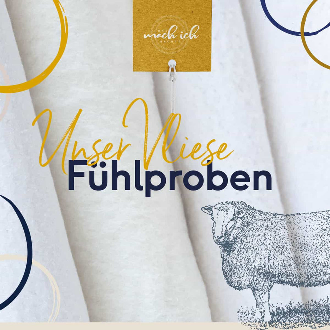Fühlprobe unserer Quiltvliese