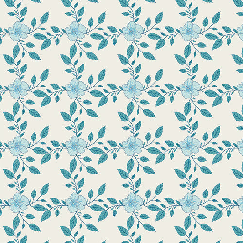Art Gallery Fabrics - Becca Plymale - Gulf Breeze - Strands of Hibiscus