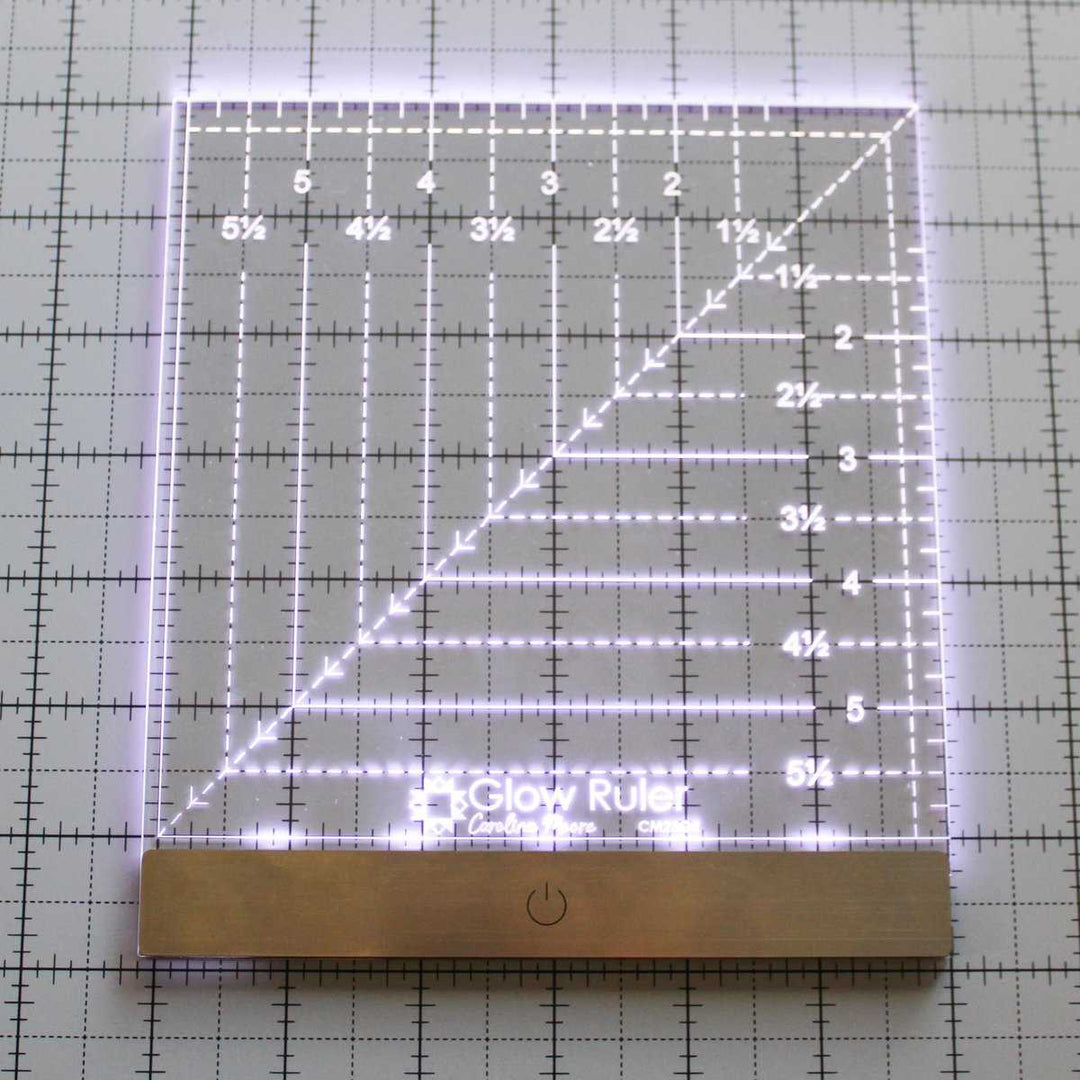 Magic Glow-Lineal - ein Lineal mit Beleuchtung!