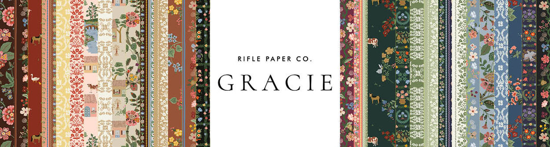 Rifle Paper Co. - Gracie - Farm Animals in Crimson