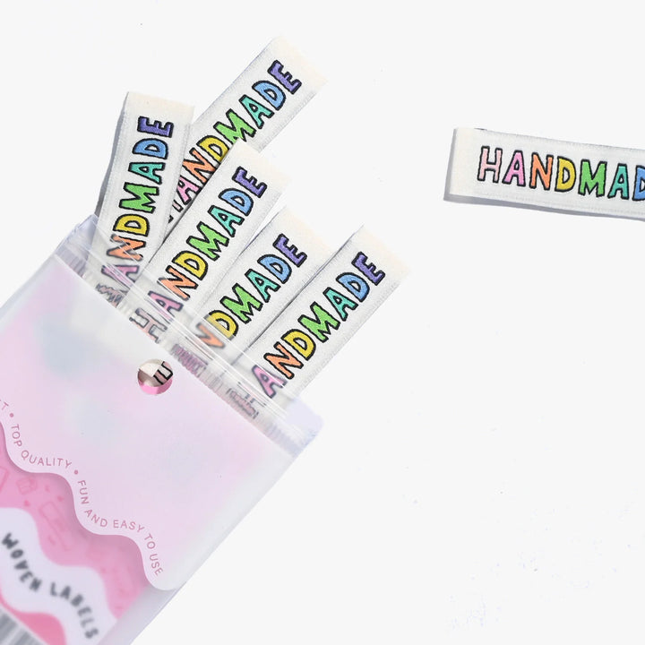 Webetiketten von Kylie and the Machine: Handmade Rainbow (6 Stück)