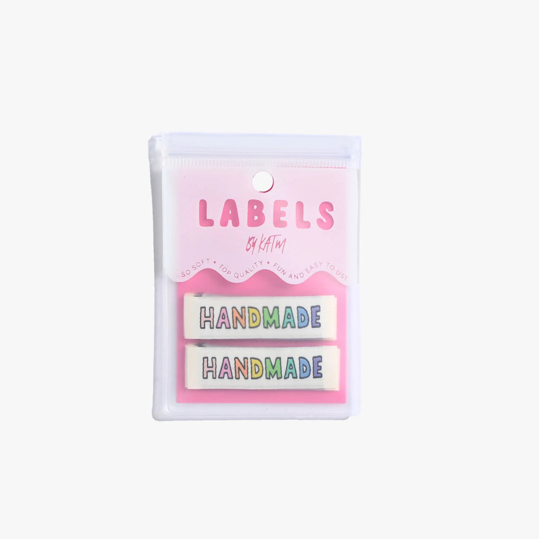 Webetiketten von Kylie and the Machine: Handmade Rainbow (6 Stück)