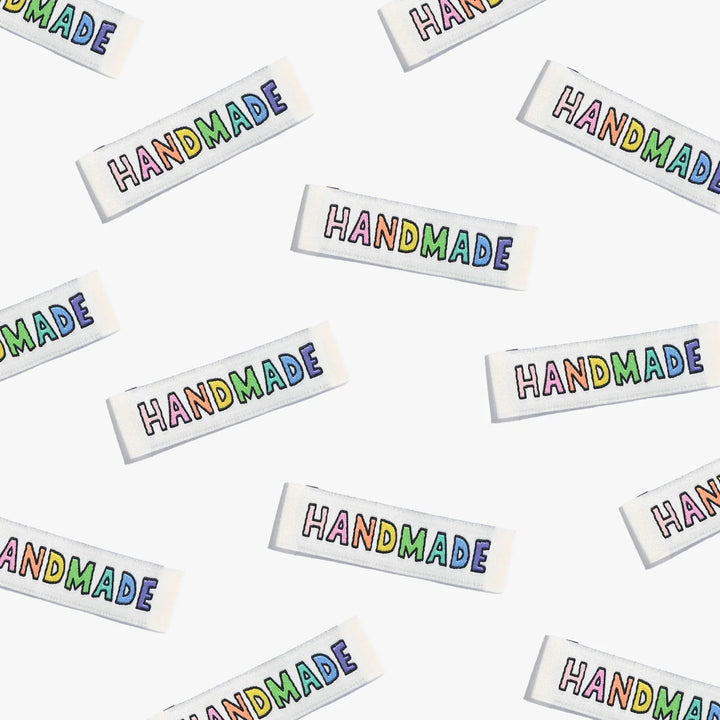 Webetiketten von Kylie and the Machine: Handmade Rainbow (6 Stück)