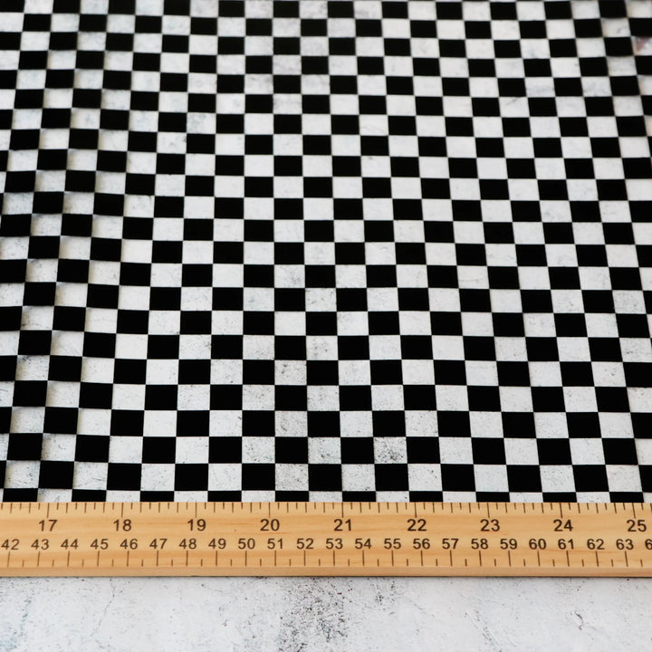 Vinyl in Black Checkerboard