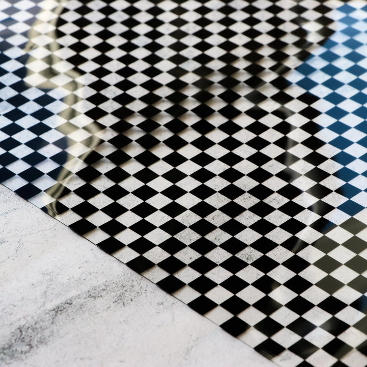 Vinyl in Black Checkerboard