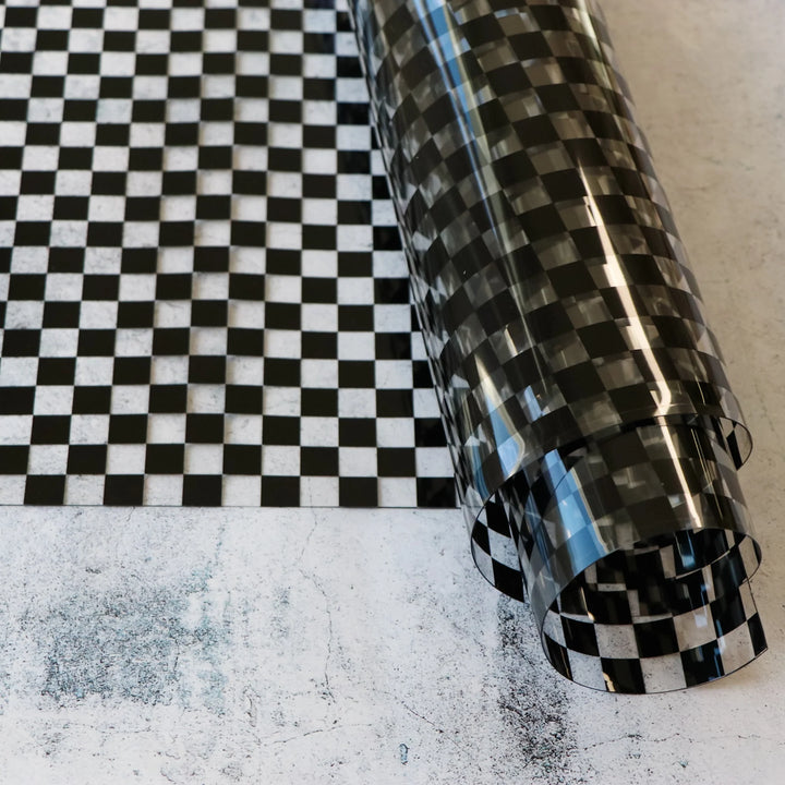 Vinyl in Black Checkerboard