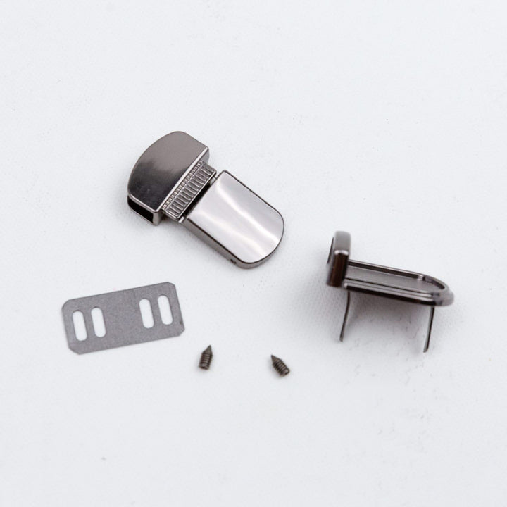 Steckschloss "Helgoland" in Gunmetal (21mm breit)