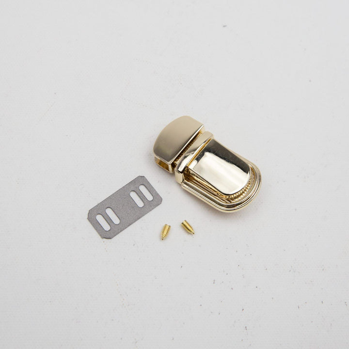 Steckschloss "Helgoland" in Light Gold (21mm breit)