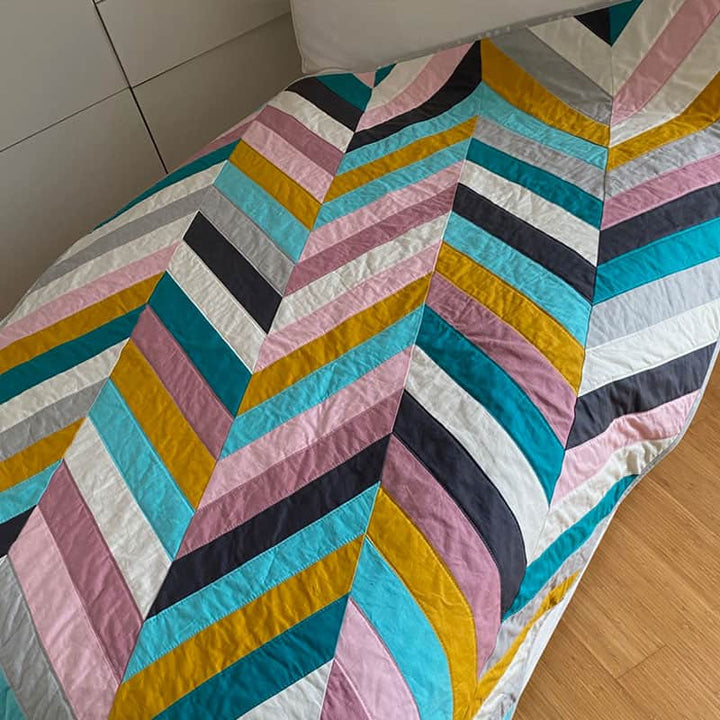 Nähanleitung - Herringbone-Quilt - eBook