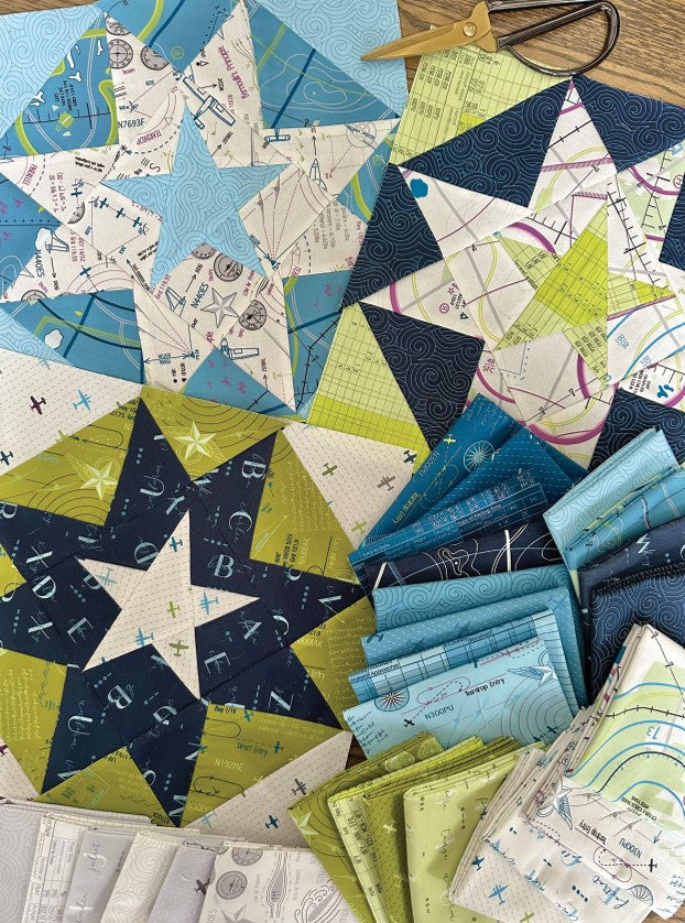 Moda Fabrics  Sariditty  High Fligh - Jelly Roll (40-teilig)