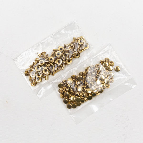 Einfache Hohlkopfnieten 7mm - Gold (geeignet für Lux Cover &amp;amp; Lux Easy)