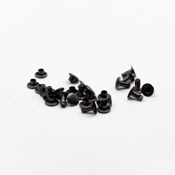 Einfache Hohlkopfnieten 7mm - Gunmetal (geeignet für Lux Cover &amp;amp; Lux Easy)