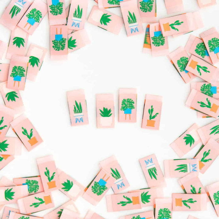 Webetiketten von Sarah Hearts: Houseplants (8 Stück)