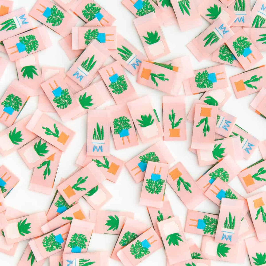 Webetiketten von Sarah Hearts: Houseplants (8 Stück)