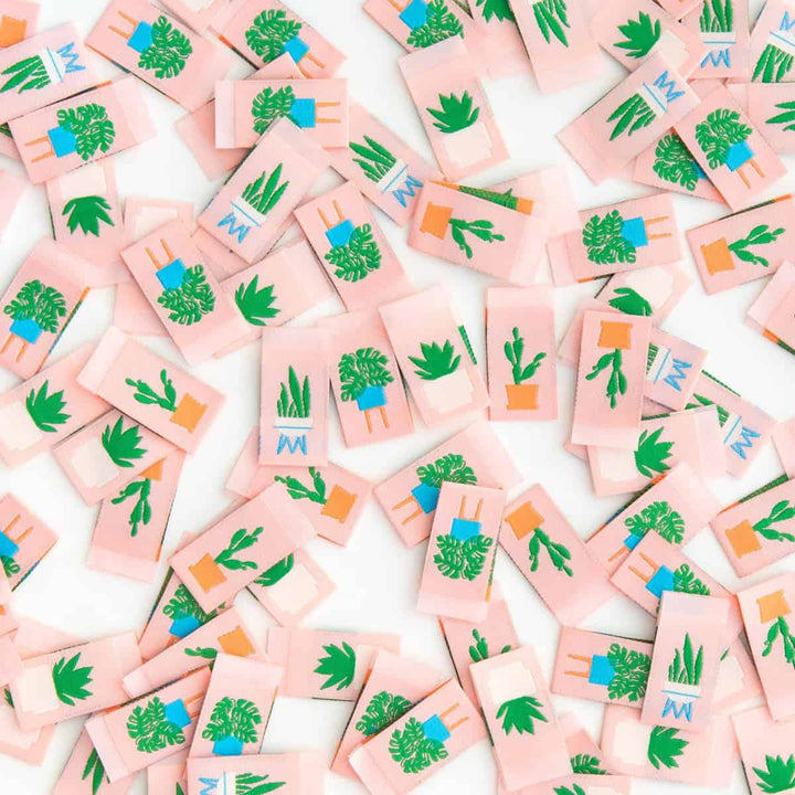 Webetiketten von Sarah Hearts: Houseplants (8 Stück)