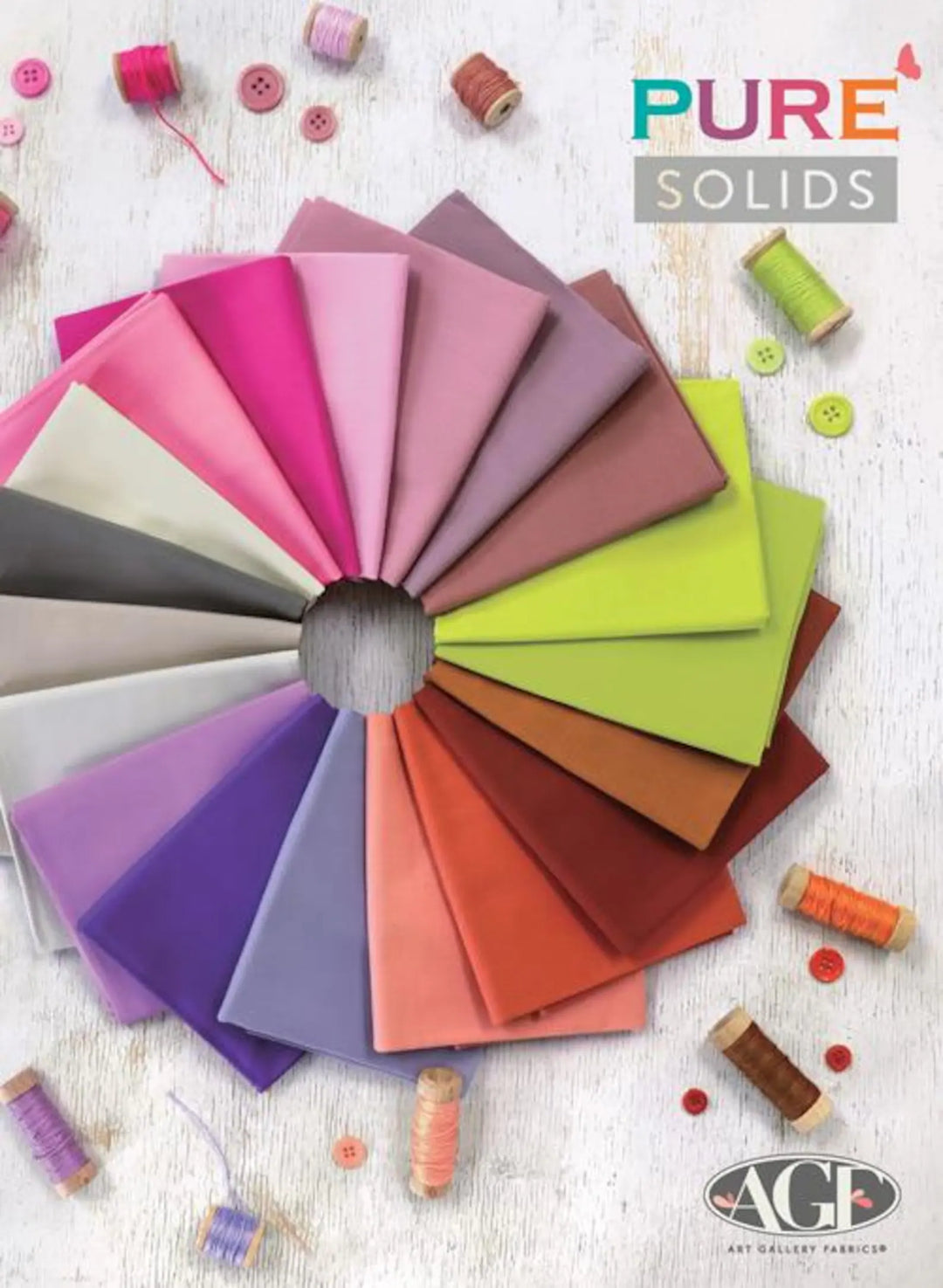 Art Gallery Pure Solids Farbkarte - 227 Farben (NEU 2026)
