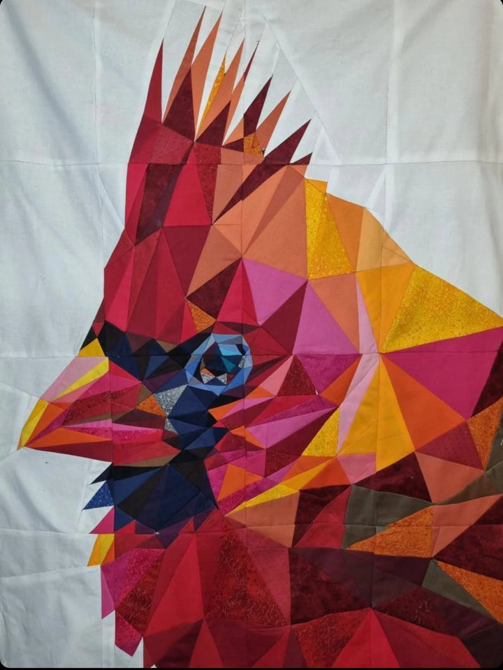 Patchwork-Schnittmuster - Legit Kits - "Legit Cardinal "(Foundation Paper Piecing)