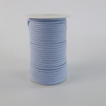 Baumwollkordel 4mm Hellblau