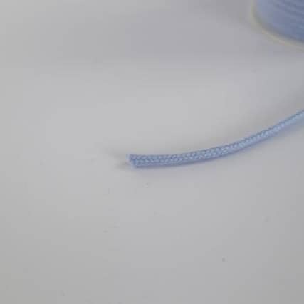 Baumwollkordel 4mm Hellblau