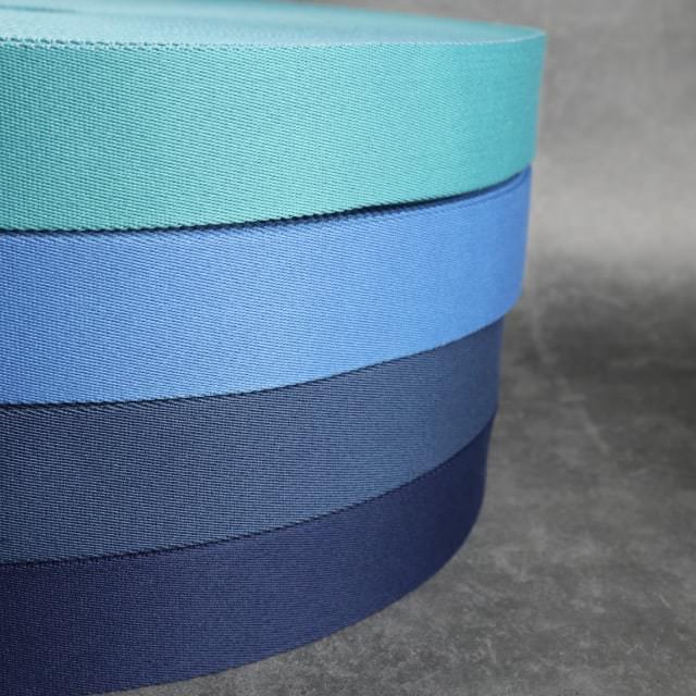 Gurtband Solid 40mm in Night Sea (glatt)