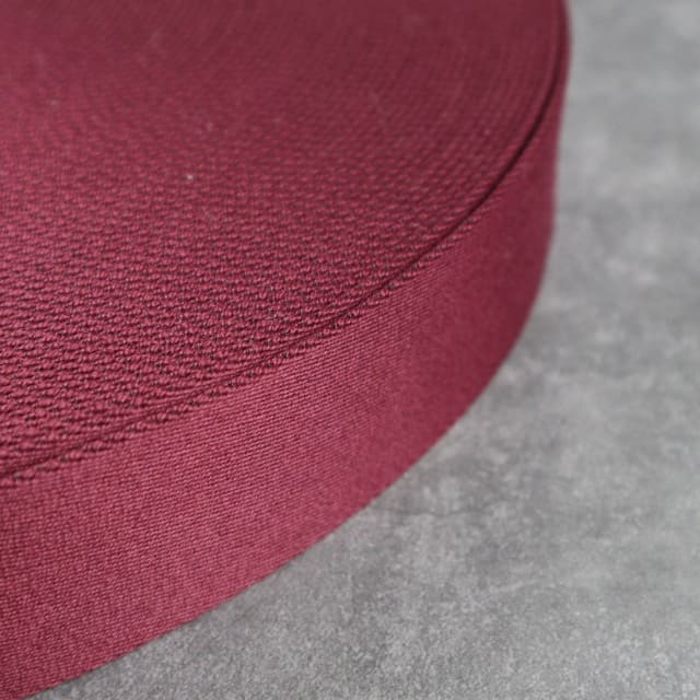 Gurtband Solid 40mm in Cabernet (glatt)