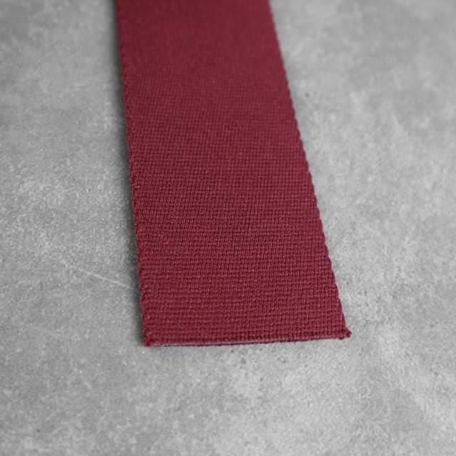 Gurtband Solid 40mm in Cabernet (glatt)