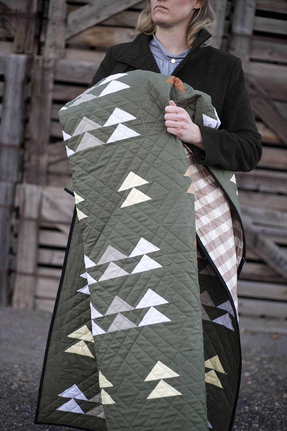 Schnittmuster Quilt "Tartan Trees" von Taren Studios (englisch)