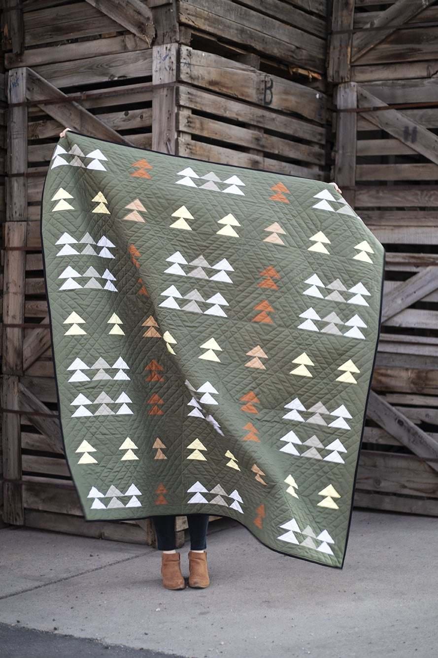 Schnittmuster Quilt "Tartan Trees" von Taren Studios (englisch)