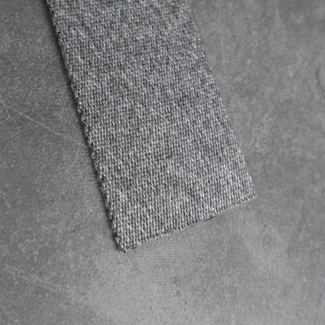 Gurtband Solid 40mm in Grau meliert (glatt)