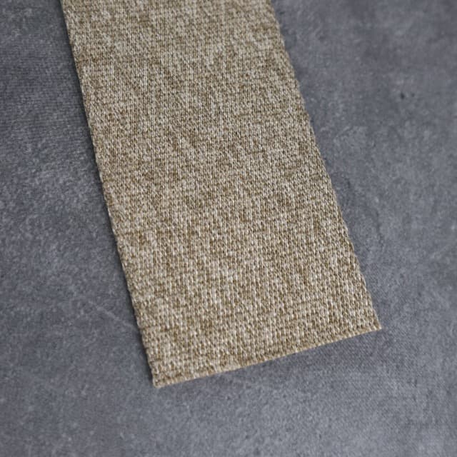 Gurtband Solid 40mm in Mink meliert (glatt)