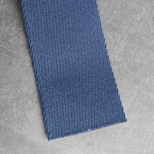 Gurtband Premium Fischgrät 40mm in NightSea/Sandstone