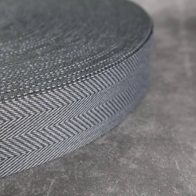Gurtband Premium Fischgrät 40mm in Forest Ash/Magnetism