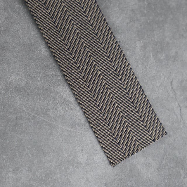 Gurtband Premium Fischgrät 40mm in Nocturnal/Sandstone