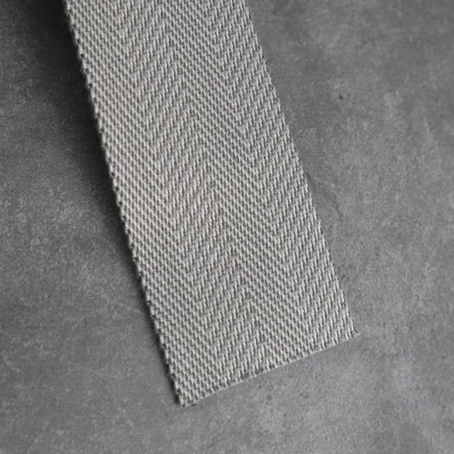 Gurtband Premium Fischgrät 40mm in Forest Ash/Mystic Grey