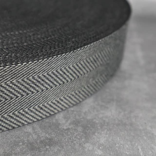 Gurtband Premium Fischgrät 40mm in Forest Caviar/Magnetism