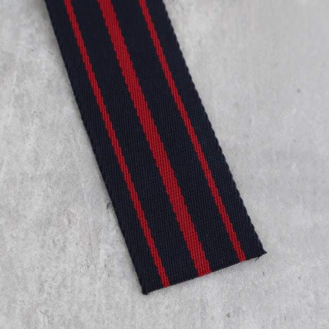 Gurtband Stripes in Nocturnal/Ruby 40mm