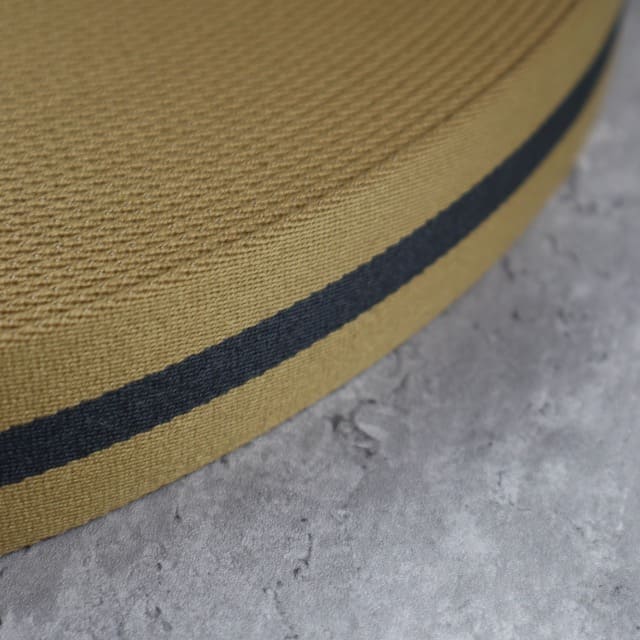 Gurtband Premium 40mm Stripe in Golden Bronze