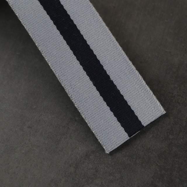 Gurtband Premium 40mm Stripe in Ash