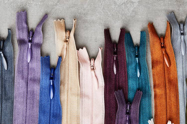 MeetMILK - nahtverdeckter Reißverschluss - Invisible Zipper 60cm in Emerald